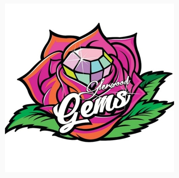 Bright Pink & Gold Flower Studs - Picture 7 of 7